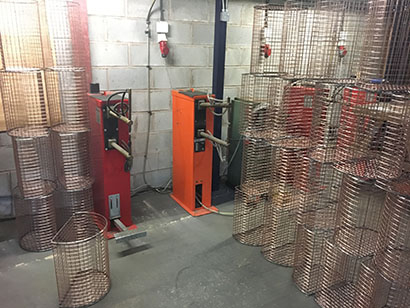 wire mesh welding wire basket making bespoke wire mesh products CNC wire bending wire shelves 